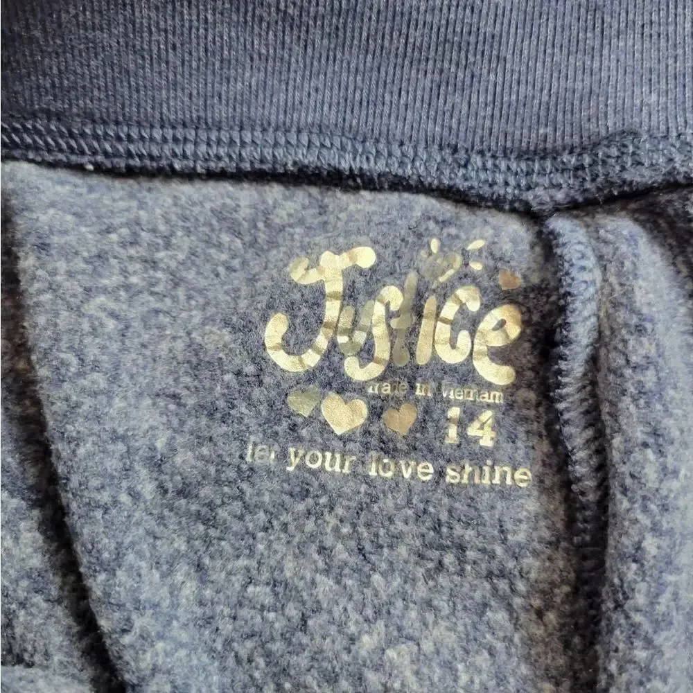 Justice warmup pants 14
